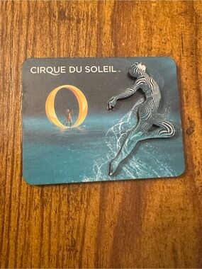 Cirque Du Soleil O 3D Wooden Magnet Bellagio Las Vegas Souvenir Water Show